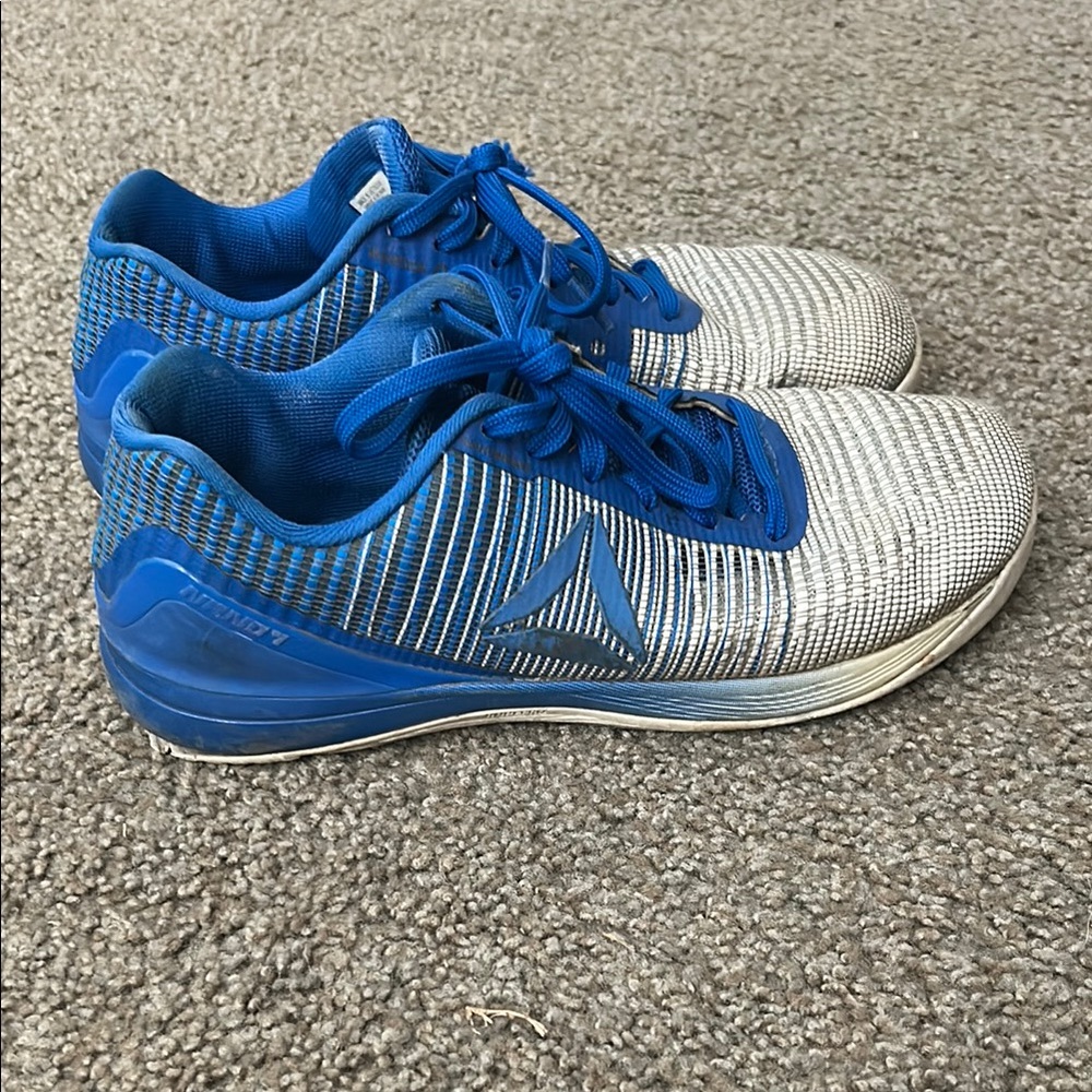 Reebok Blue and Gray Athletic Shoes - Picture 3 of 6